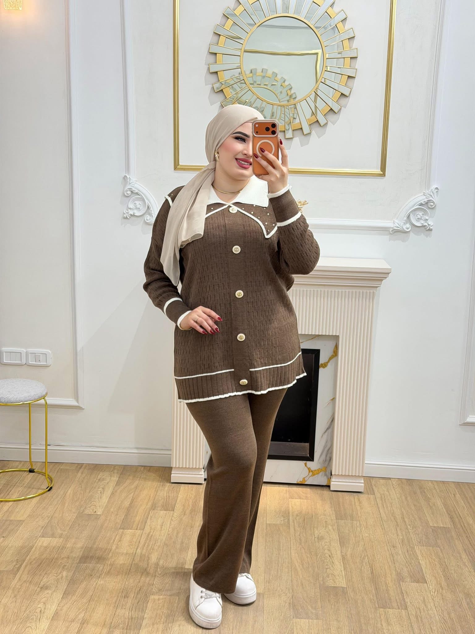 Elegant Knit 2-Piece Set – Modest Chic Outfit