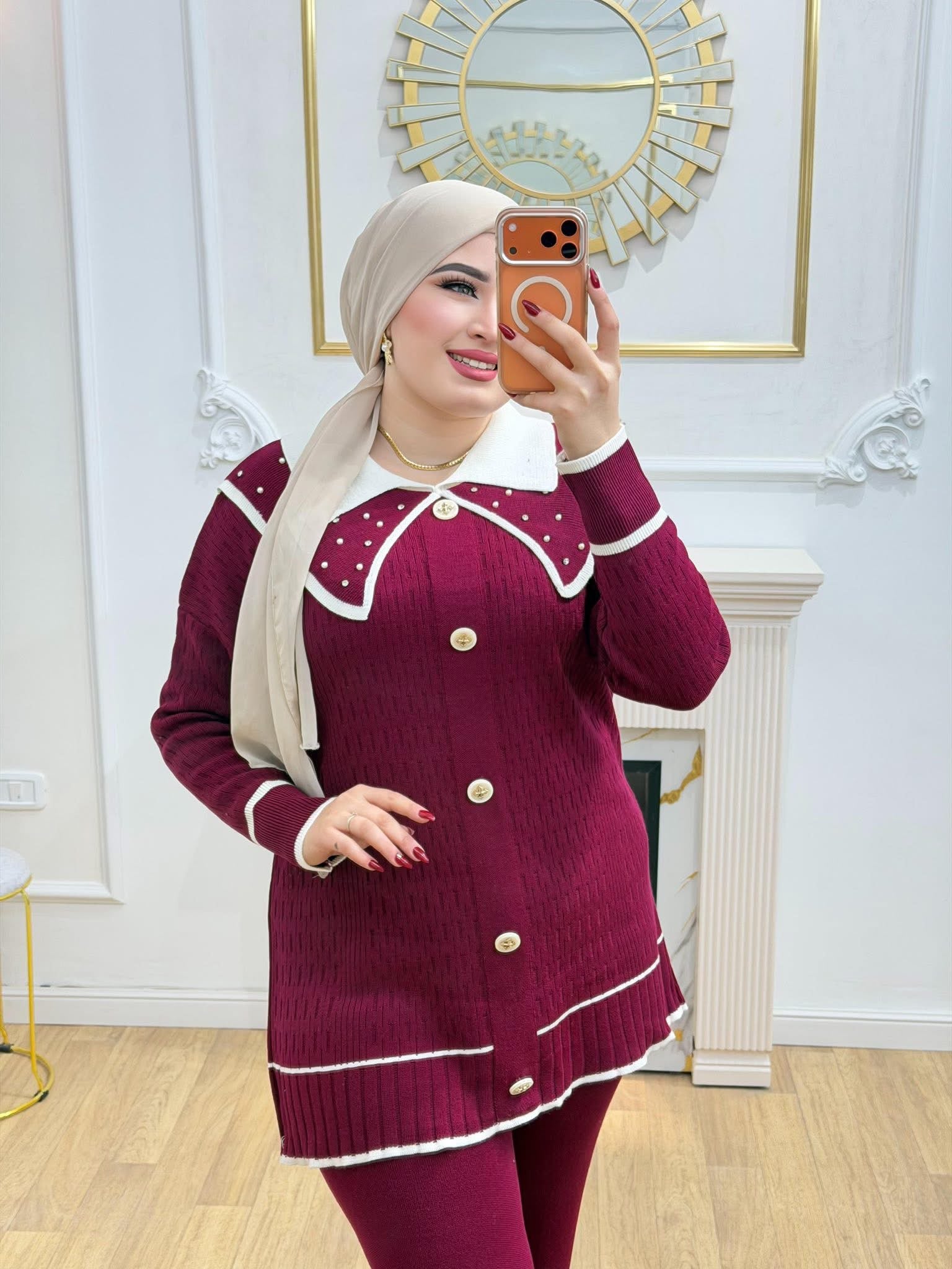 Elegant Knit 2-Piece Set – Modest Chic Outfit