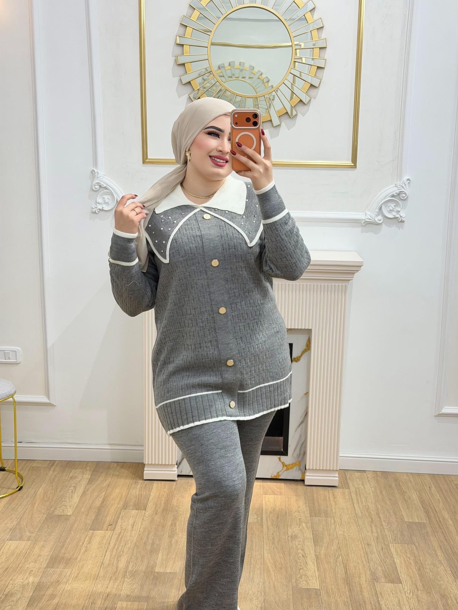 Elegant Knit 2-Piece Set – Modest Chic Outfit